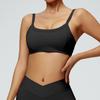 Nude Sports Bra With Removable Pads For Yoga And Running Enthusiasts