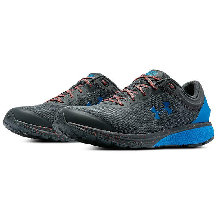 Under Armour Charged Escape 3 Durable Fabric Low Top Running Shoes Men Sneaker Peach Gray 3023878-107