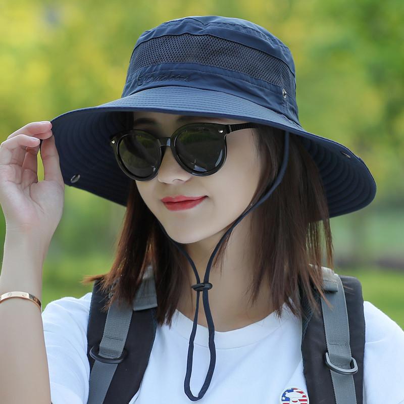 Sun Protection Fisherman Hat With Large Brim For Outdoor Sunshade And Travel