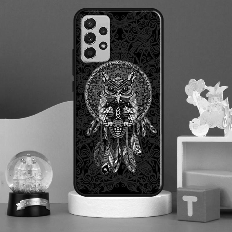 Dream Catcher Feather Wolf Case For Samsung Galaxy A53 A33 A73 A13 A50 A51 A71 A12 A22 A32 A52 A72 A21S A52S Cover