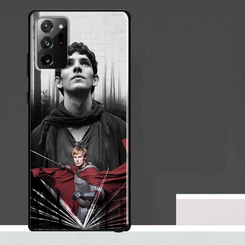 TV Series Merlin Case For Samsung Galaxy S25 S24 S23 Ultra S9 S10 S20 S21 S22 Plus S23 FE S24 FE Phone Cover