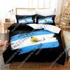 Kpop Cool Argentina Flag Bedding Set Single Twin Full Queen King Size Bed Set Adult Kid Bedroom Duvetcover Sets 3D Print Bed She