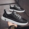 2024 New Men's Shoes Fashion Leather Men Casual Shoes Breathable Flat Shoes for Men Solid Sneakers Male Hot Zapatillas De Hombre