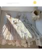 2026 Summer Korean Style Ruffled Puff Sleeve Sundress for Girls