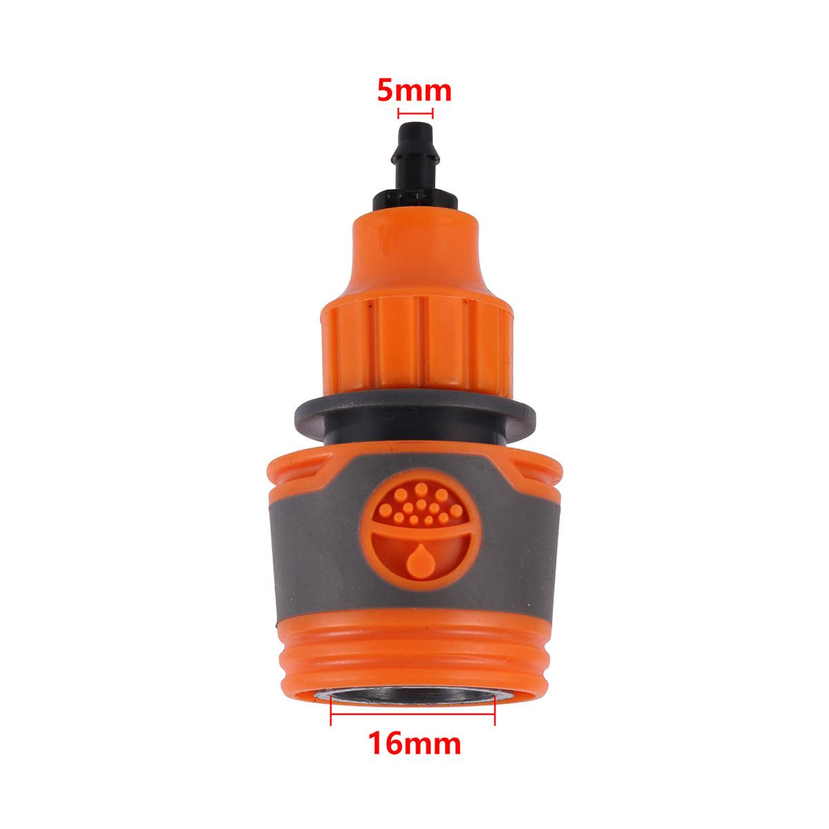 

4/7mm and 8/11mm Hose Car Washing Fast Joint 16mm Nipple Interface Quick Connector Garden Micro-Drip Irrigation Fittings 2Pcs