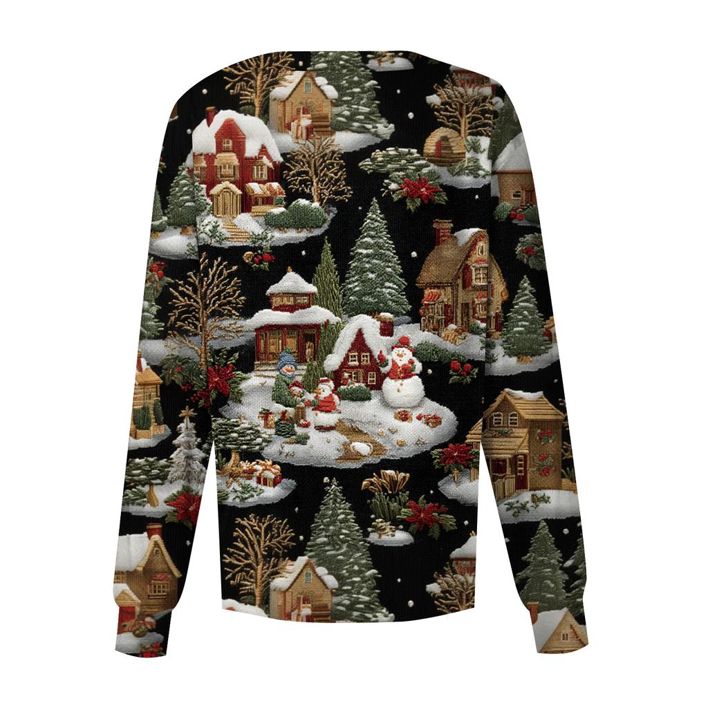 Women's Casual Long Sleeve Single Breasted Printed Dry-nurse Top