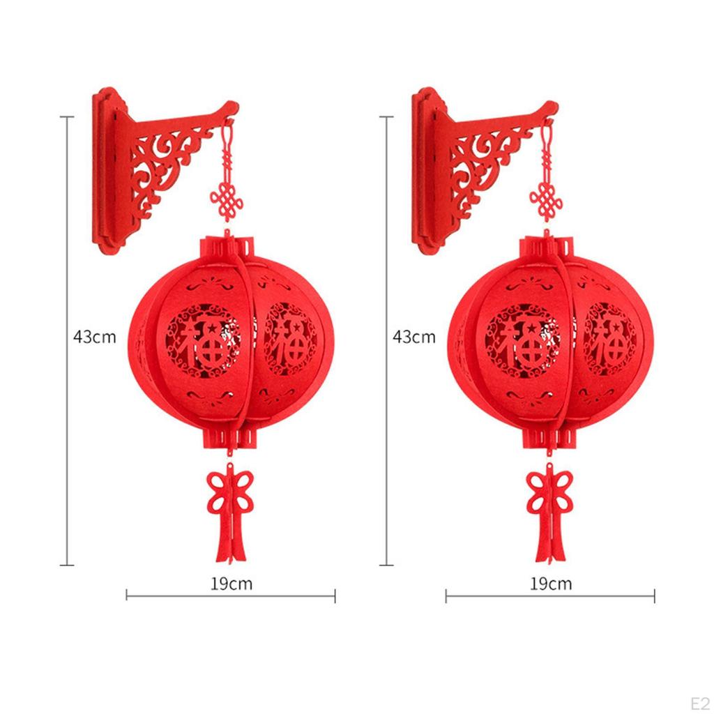 2 Stück Chinesische Laterne Jahr Dekoration der Schlange Hängend für Frühling