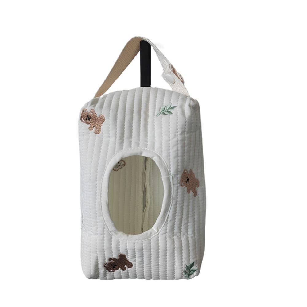 Cotton Car Tissue Box Handheld Napkin Holder Home Supplies Wet Wipes Case  Kitchen