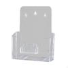 Acrylic Brochure Holder, Business Cards, Flyer Booklet Display Stand, Desktop Or Wall Mount for