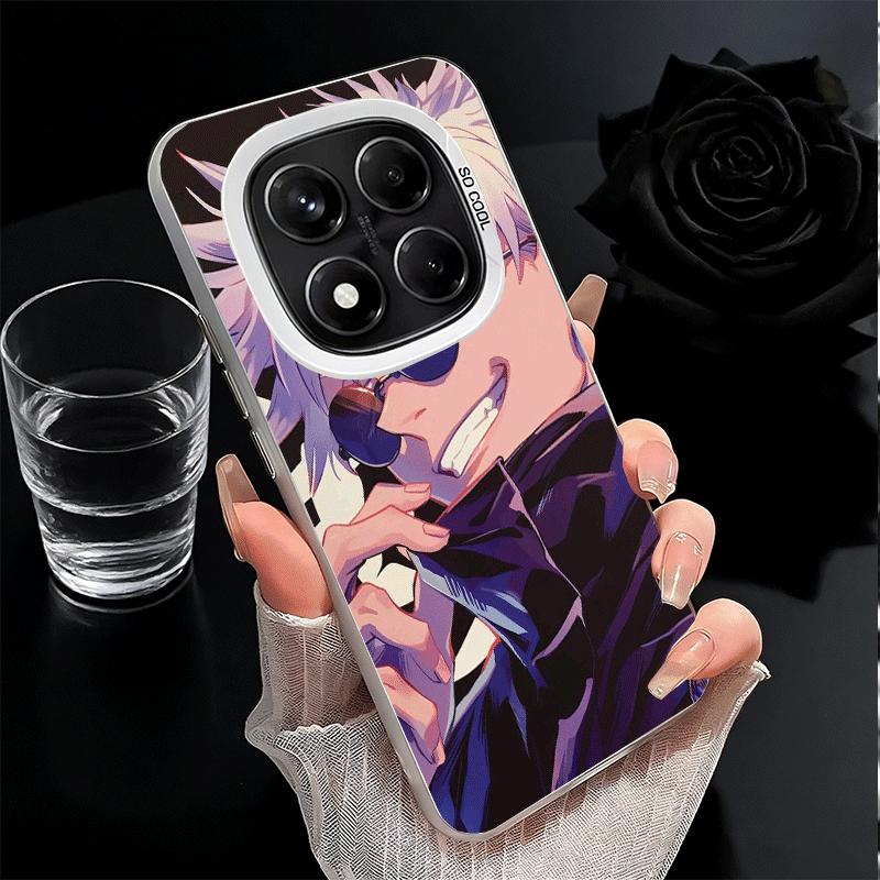 Anime Gojo Satoru JUJUSU Soft Phone Case for Xiaomi Redmi Note 13 14 15 Pro Plus 12S 12 11S 11 11T 10S 10 Shockproof Cover Back