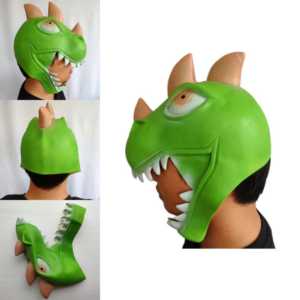 Latex Dinosaur Headgear For Halloween Costume Masks And Party Decor