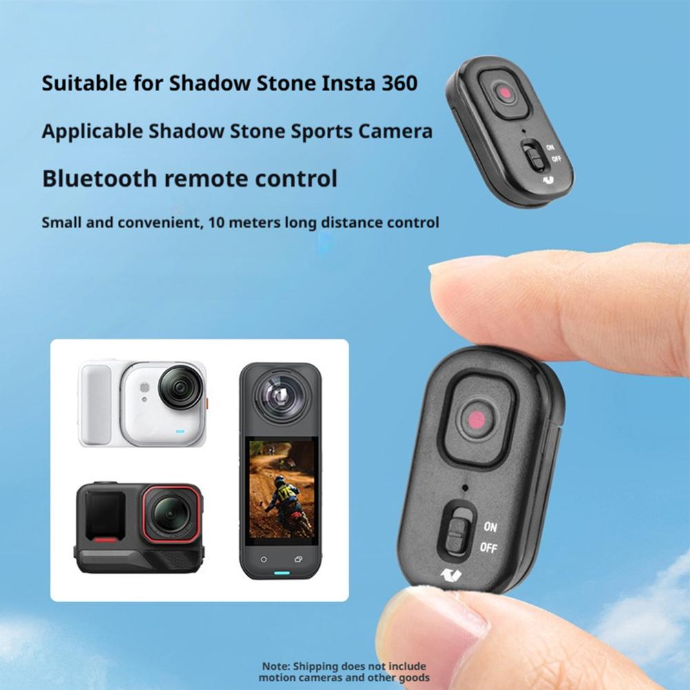 For Vlogging Cycling Selfie Photography Delay-free Operation Stable Bluetooth Remote Control for Insta360 Accessories 10M Range