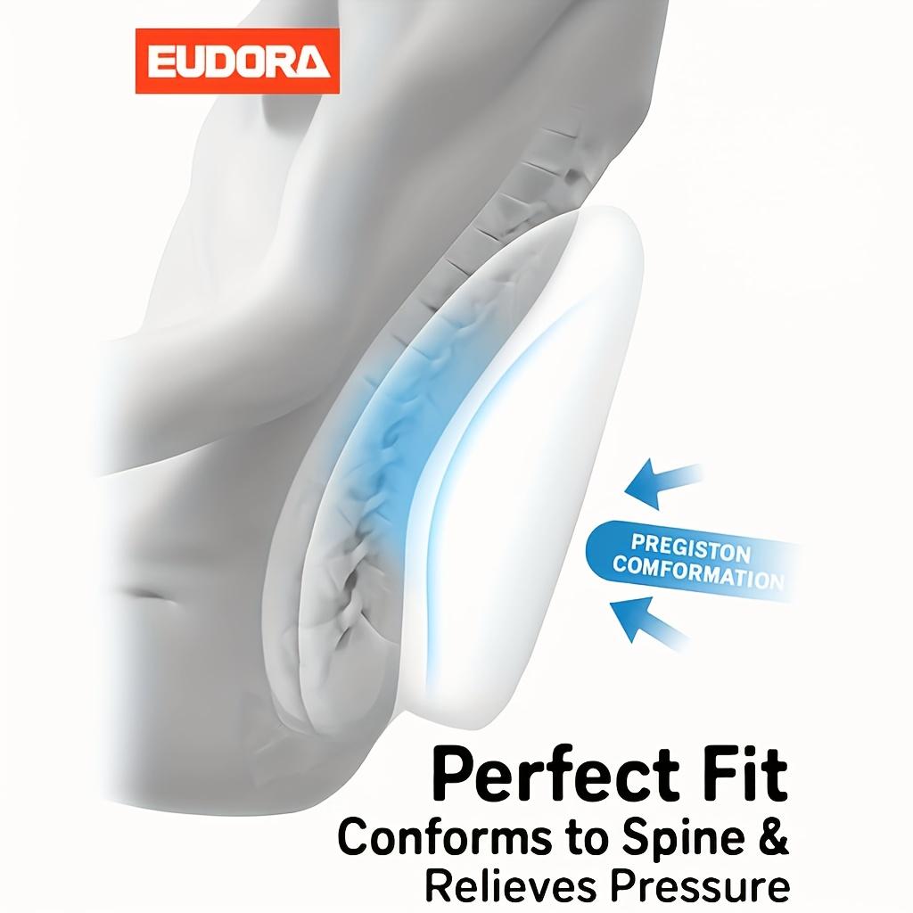 1 Set of 2 Ergonomic Car Seats 1 Headrest 1 Lumbar Pillow Support Combo Set Is Suitable for Various Models of Seats, Easy To Install, Ideal Gift