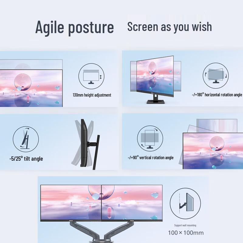 Philips 27B1U3900L 27-inch 4K IPS USB-C Monitor CN Plug (adapter Included)