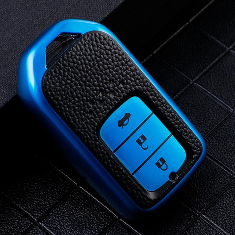 Tpu Leather Shell Holder Protector For Honda Crv Cr-V Fit Civic Accord Hr-V Hrv City Odyssey Xr-V Car Remote Key Case Cover