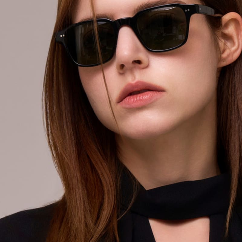 

Custom Delight Acetate Polarized Sunglasses MERO Black free