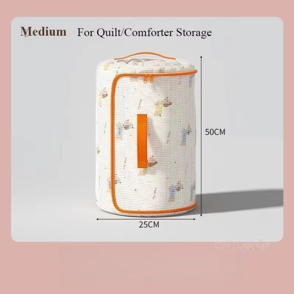 

Прозрачный органайзер для одежды в шкаф, цилиндрический чехол для одеяла, товары для дома M