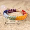 Women's Exotic Crystal Lapis Lazuli Woven Anklet - Water-Resistant & New Arrival