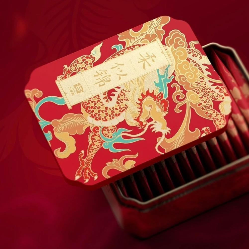 Pu'er tea,cooked tea,soft as brocade,small box, 90g,authentic Menghai cooked tea