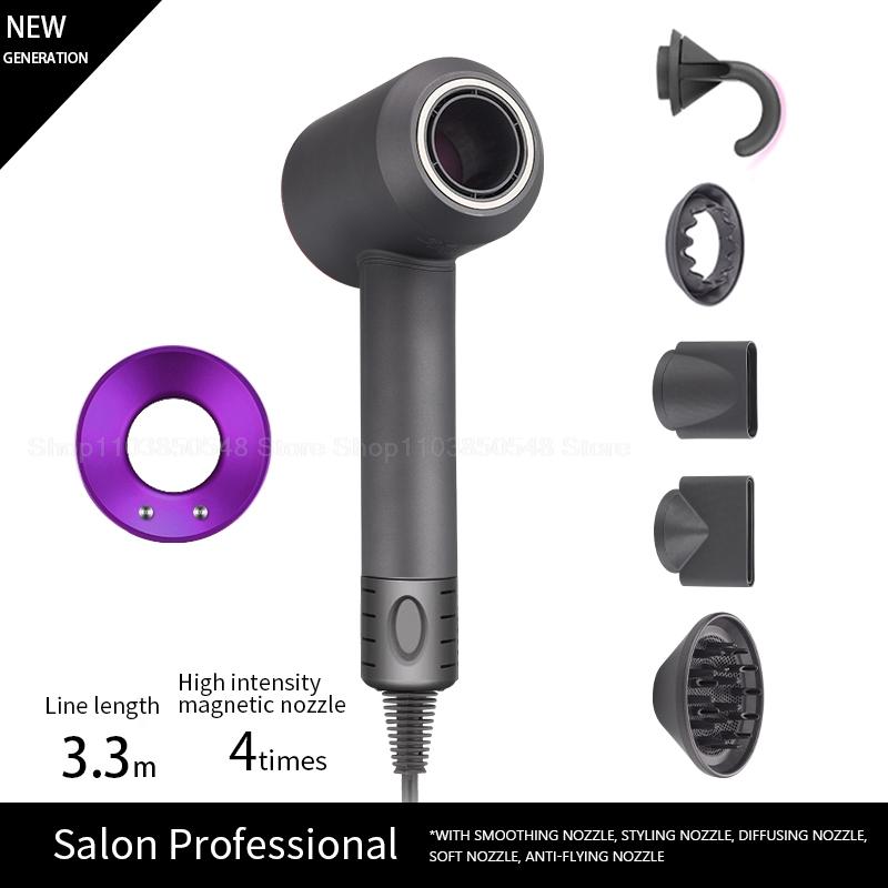 Super Hair Dryer 220V Leafless Hair Dryer Personal Hair Care Styling Negative Ion Tool Constant Anion Electric Hair Dryers
