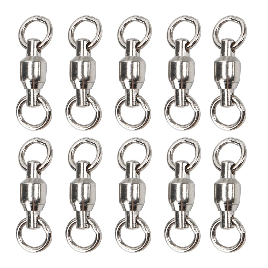 10PCS Bird Foot Rings Stainless Steel Parrots Leg Training Activity Rings for Pet Training