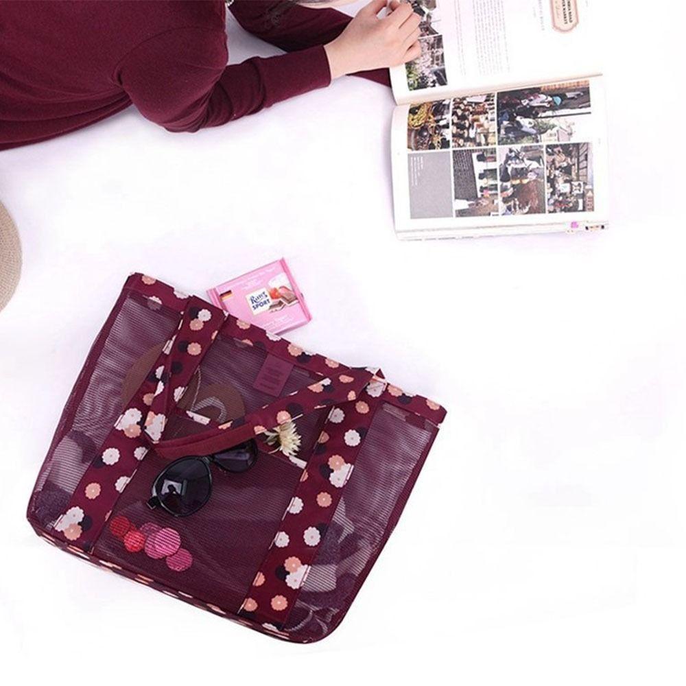 Large Capacity Swimming Shoulder Bag Transparent Toiletries Bag Portable Makeup Storage Bag  Ladies