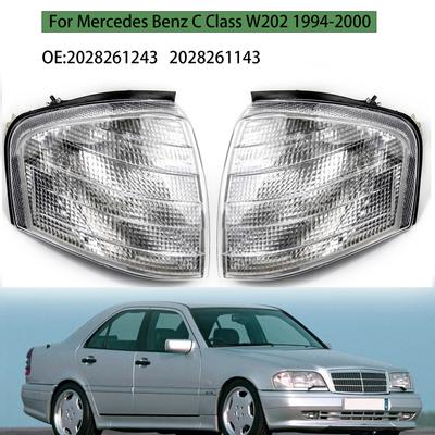 Left Right Corner Lights Turn Signal Lamps 2028261243 2028261143 Fit For Mercedes Benz C Class W202 1994-2000