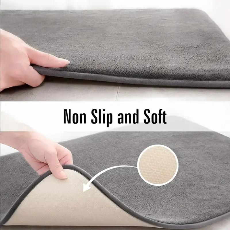 Bathroom Mat Bath Non-slip Carpets In Wash Basin Bathtub Side Floor Rug Shower Room Doormat Memory Foam 3D Pad