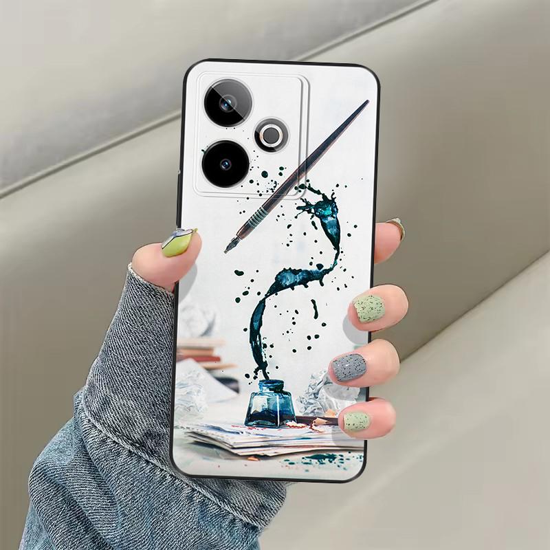 Phone Cases For Realme GT7 5G Case Cute Painted Back Cover For Realme GT 7T Silicone Cases For Realme GT 7 Pro Shockproof Shells