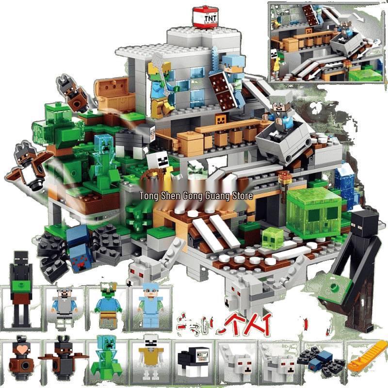 World Assembly Chinese Building Blocks: Cave Village Set for Kids