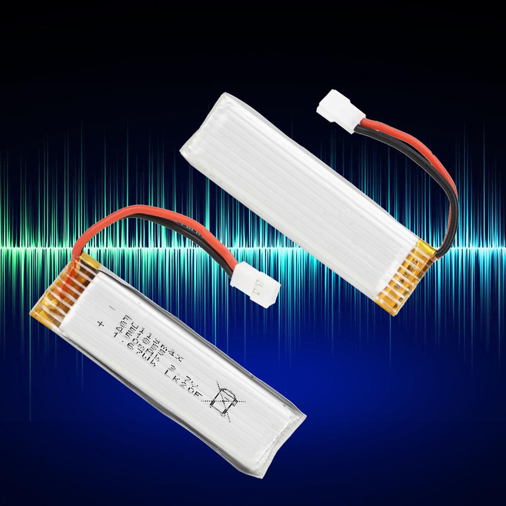 2PCS RC Replace Battery 3.7V 450MAH for WLtoys XK K110 V977 RC 3D 6CH Helicopter