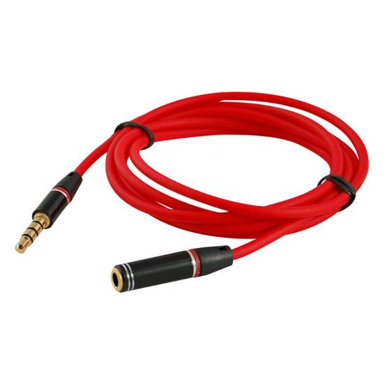 DOONJIEY 1.2m 3.5mm Female 4 Pole Male To AUX Extension Cable Stereo Audio