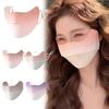 Summer Sunscreen Ice Silk Motorcycle Mask Mask Breathable 3D Hyaluronic Acid Washable UV Eye Pr E9B1