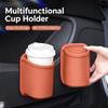 Leather Car Door Storage Box Waterproof Drink Holder Storage Bag Multifunctional Vehicle Door Pocket Organizer For Car Accessory