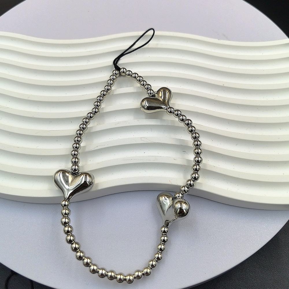Boho Love Bow Bead Bracelet - Cute Ins Style Phone Jewelry Wristband Chain