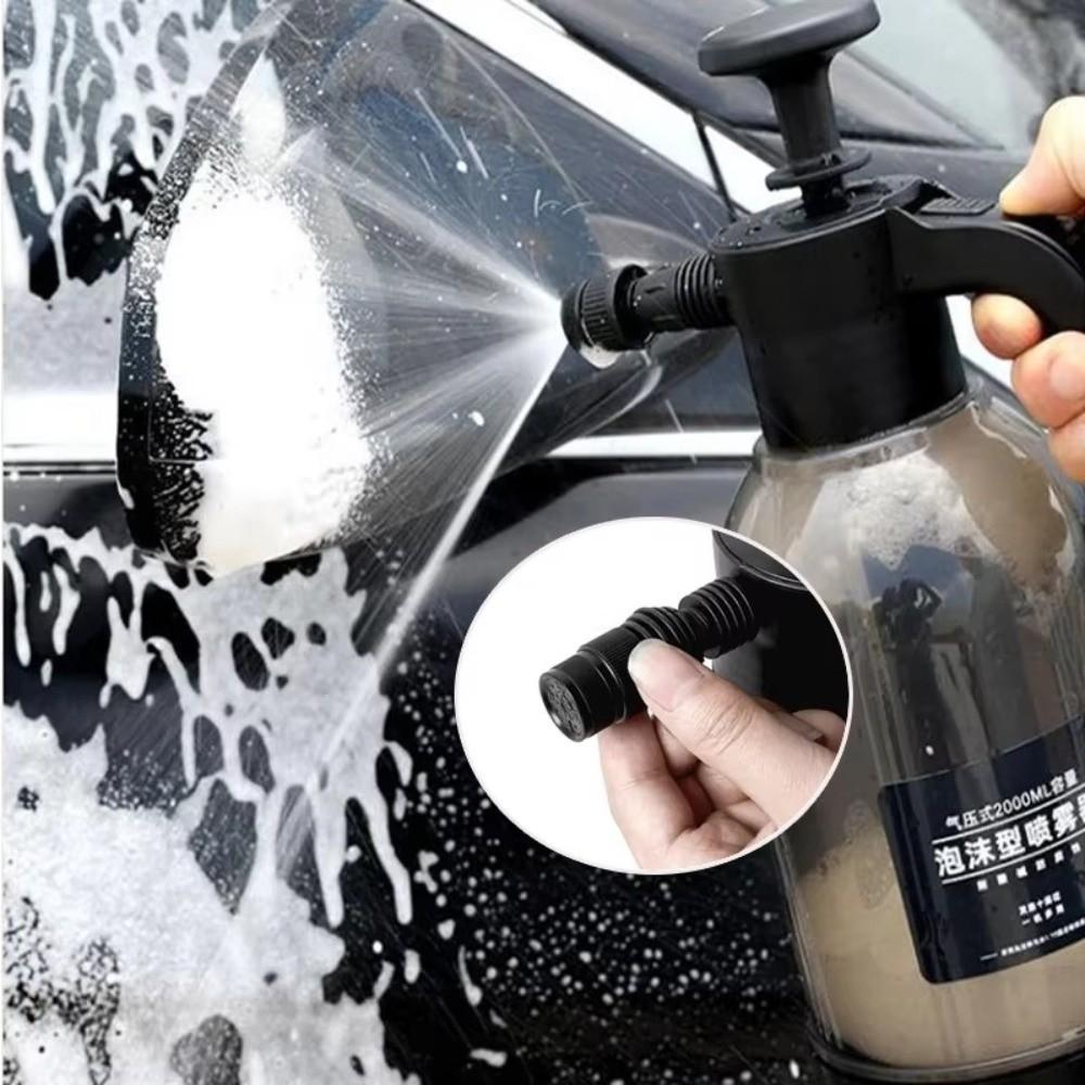2L Capacity Foam Spray Bottle Manual Pump Air Pressure Sprayer  for Water Jet
