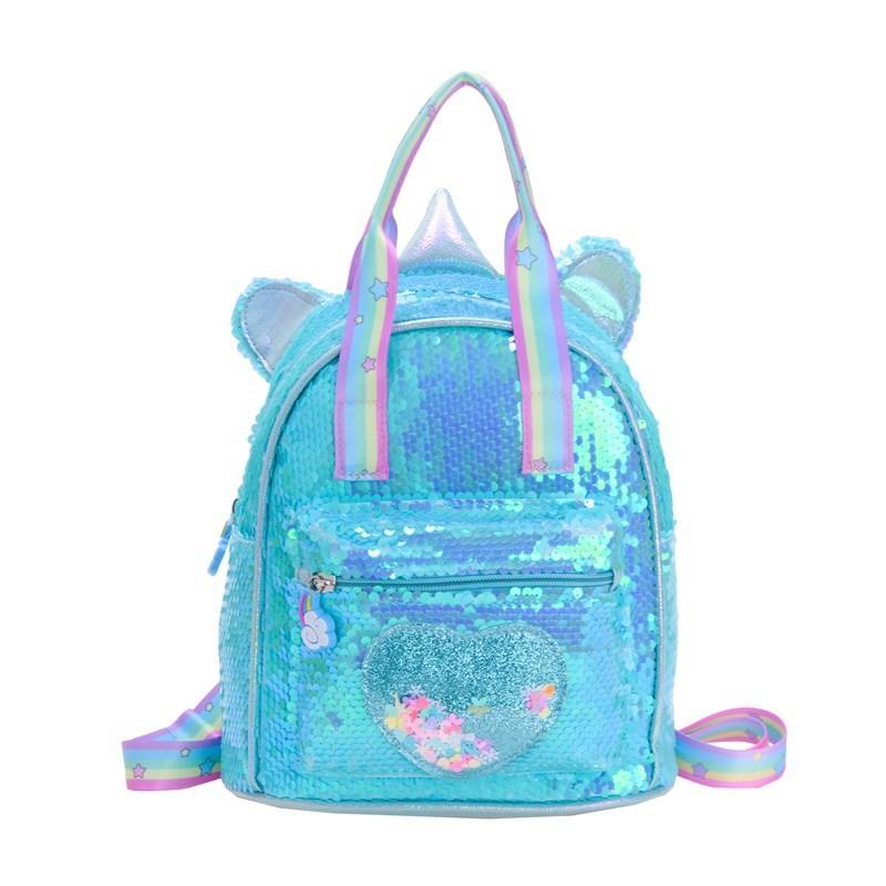 Backpack Unicorn Children Sequins Soft Material Toddlers School Travel Bags