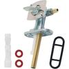 Motorcycle Petcock Fuel Shutoff Valve,ON/OFF/RES Switch Kit | Compatible with Yamaha Suzuki,Complete Fuel Valve Kit with Filter Tube & Sealing