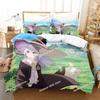Wandering Witch Journey Of Elaina Bedding Set Printed single Comforter Quilt Bed Cover Pillow Case 3 Pieces Sets Kids Adult Size