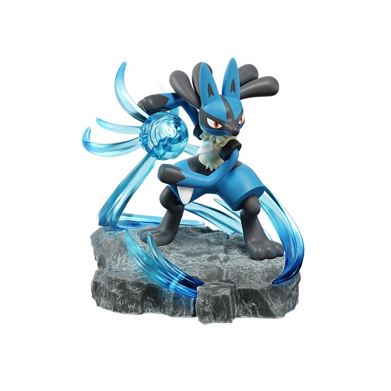 Holly Box   Full Force Battle Series Luminous Effect Anime Action Figure Mega Charizard X Gengar Model Toy Gift