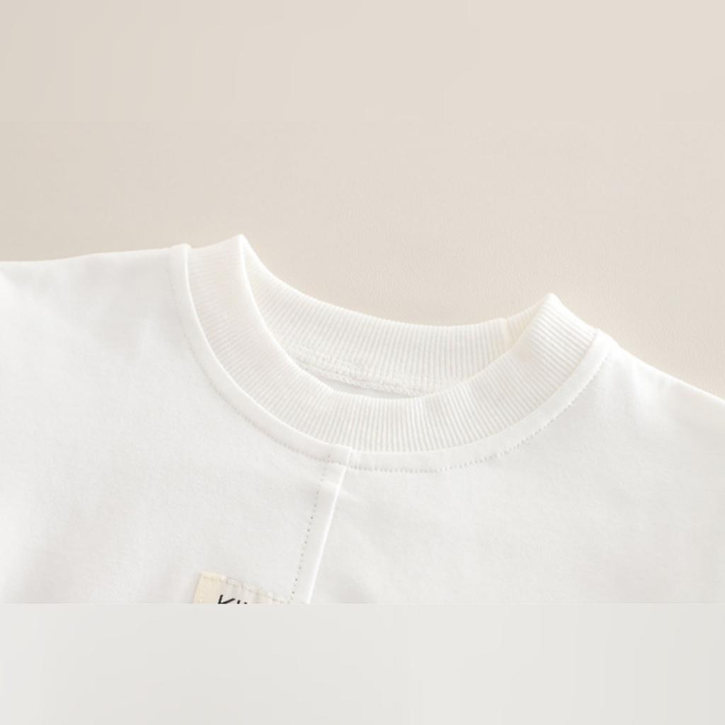 Kids Casual Long-Sleeve Set, Comfortable Daily Wear Outfits