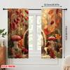2pcs,2D Plane Printing Contemporary Curtains Happy Hedgehog Versatile Durable Polyester (without Rod) Holiday Perfect for Season