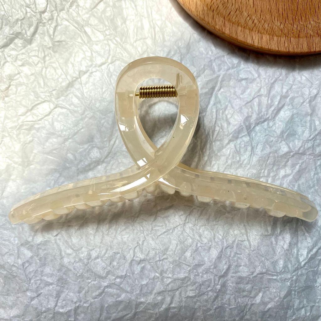 Exquisite Acrylic Claw Clip for Thick Hair - Large High-End Shark Hairpin
