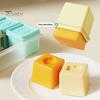 Freezer Safe Silicone Pods Food Grade Molds, Large Capacity 6 Compartments Meal Molds for Babies Prep Containers, Leak-proof Reusable Storage