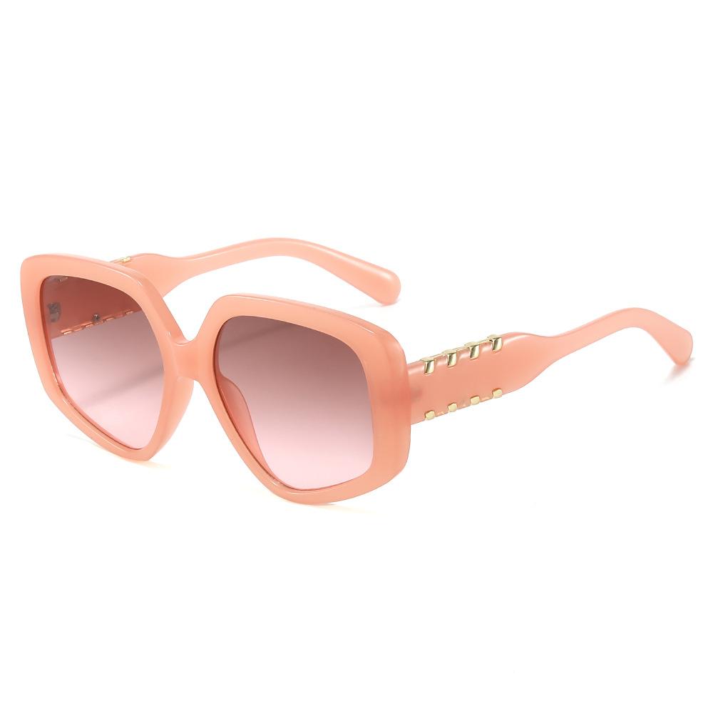 Luxury Tortoiseshell Gradient Oval Women Sunglasses  Brand Jelly Color Metal Ring Design Personality Men Sun Glasses Uv400