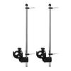 Stainless Steel Yacht Marine Rail Mount Flagpole With Detachable Base And Height Adjustment For Smooth Sailing