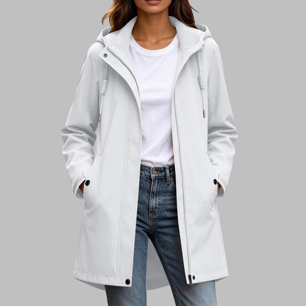 Women's Outdoor Casual Long Sleeve Hoodie Long Length for Everyday Wear