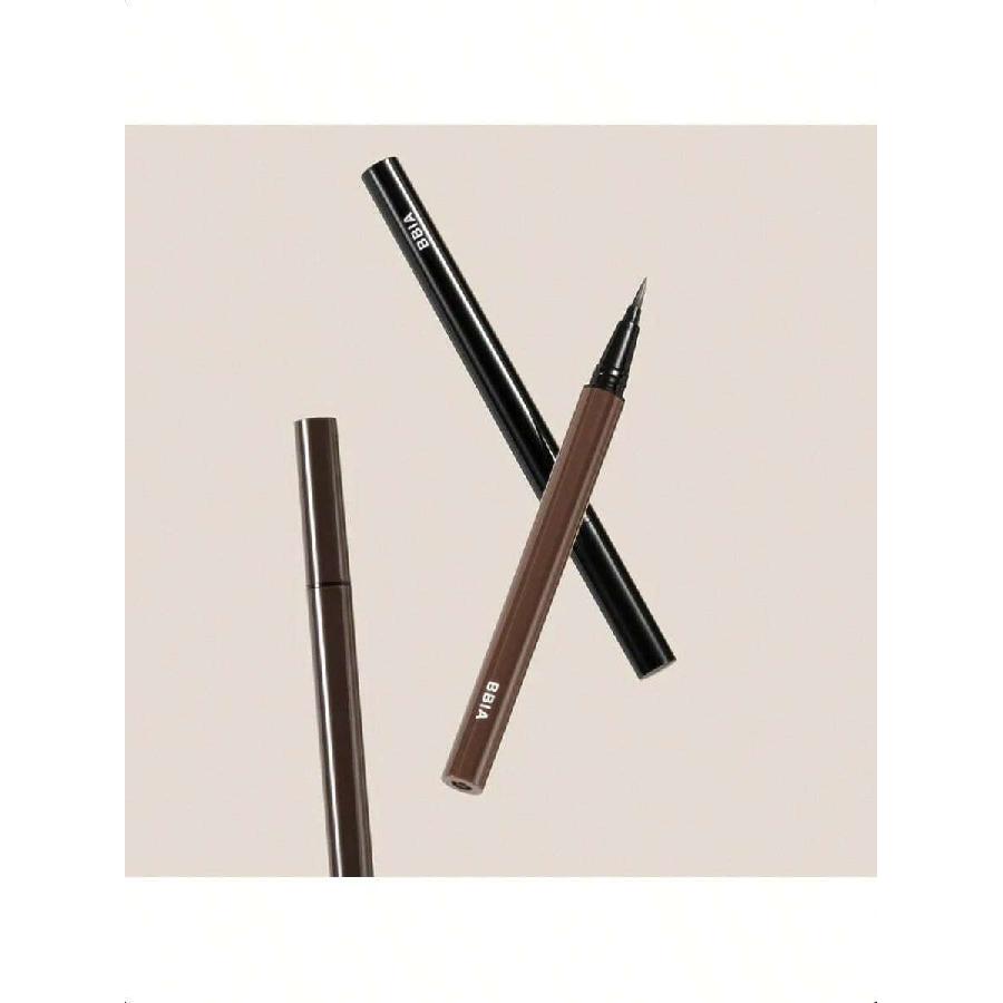 Bbia Last Pen Eyeliner Waterproof Brush Tip 0.4g With Vitamin E & Quick-Dry Formula  Each  Sharp Brown Universal Shade  18HR Smudge-Proof