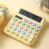 Calculator Typewriter Style Large LCD Display Easy Reading Round Keys Calculator for Everyday Office Use