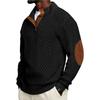 Men's Slim Fit Stand Collar Long Sleeve Pullover Sweatshirt
